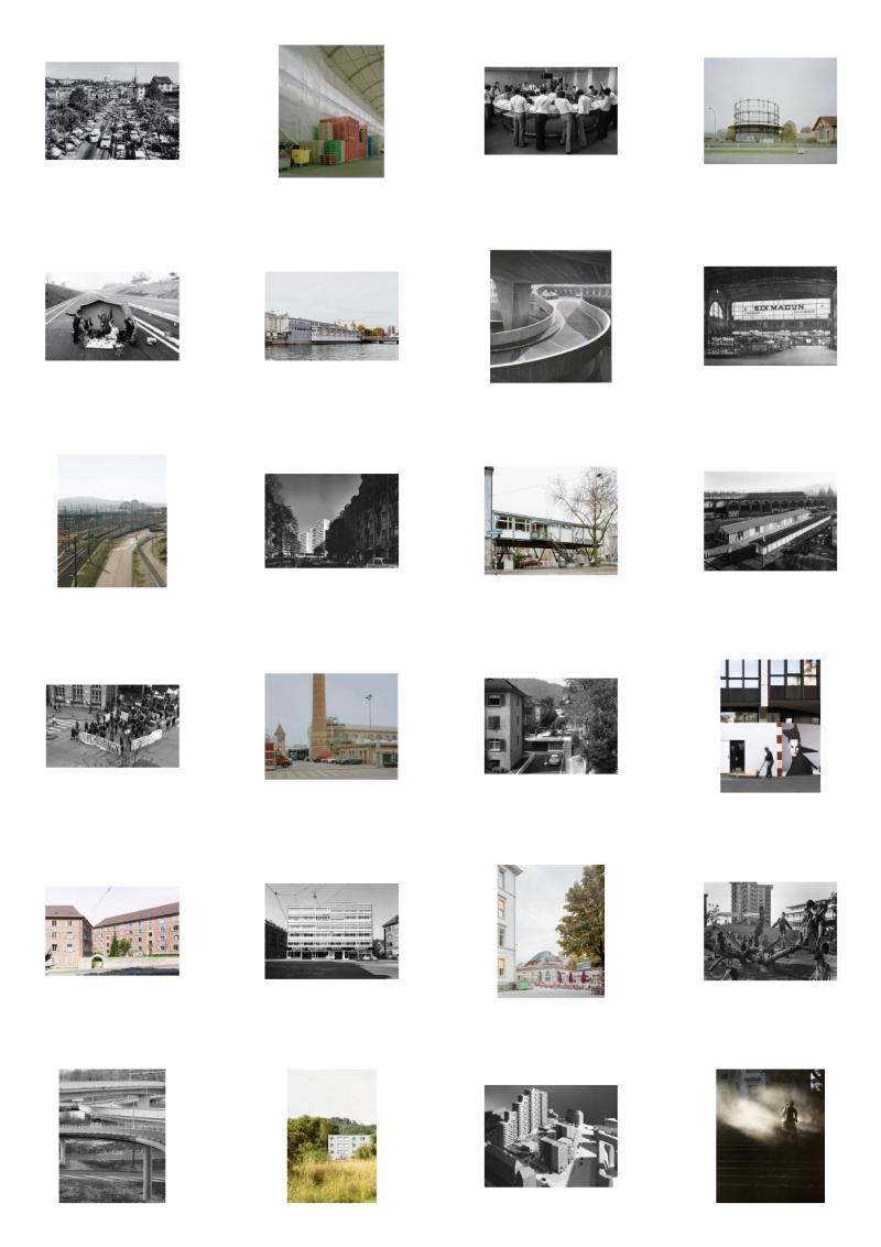Fotocollage zur Vernissage «Dialoge zur Verdichtung»
